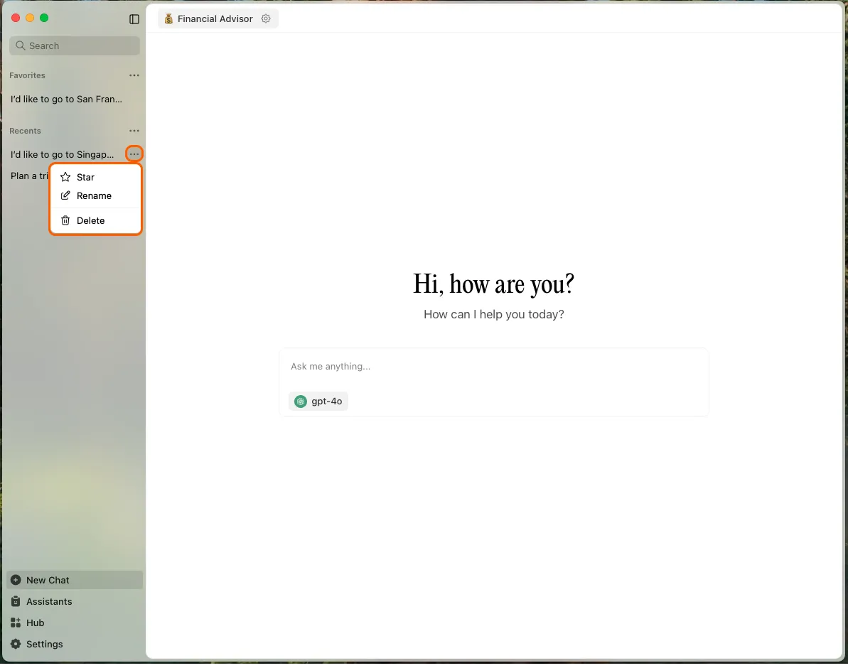Context Menu
