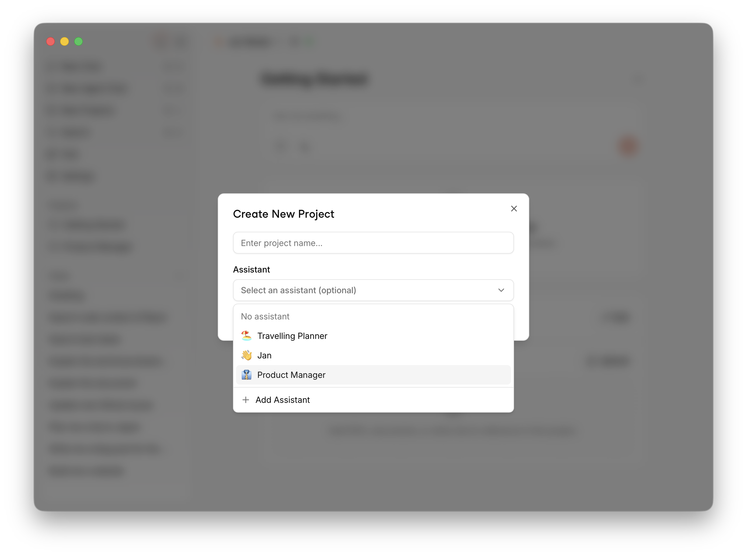 Assistant in Project