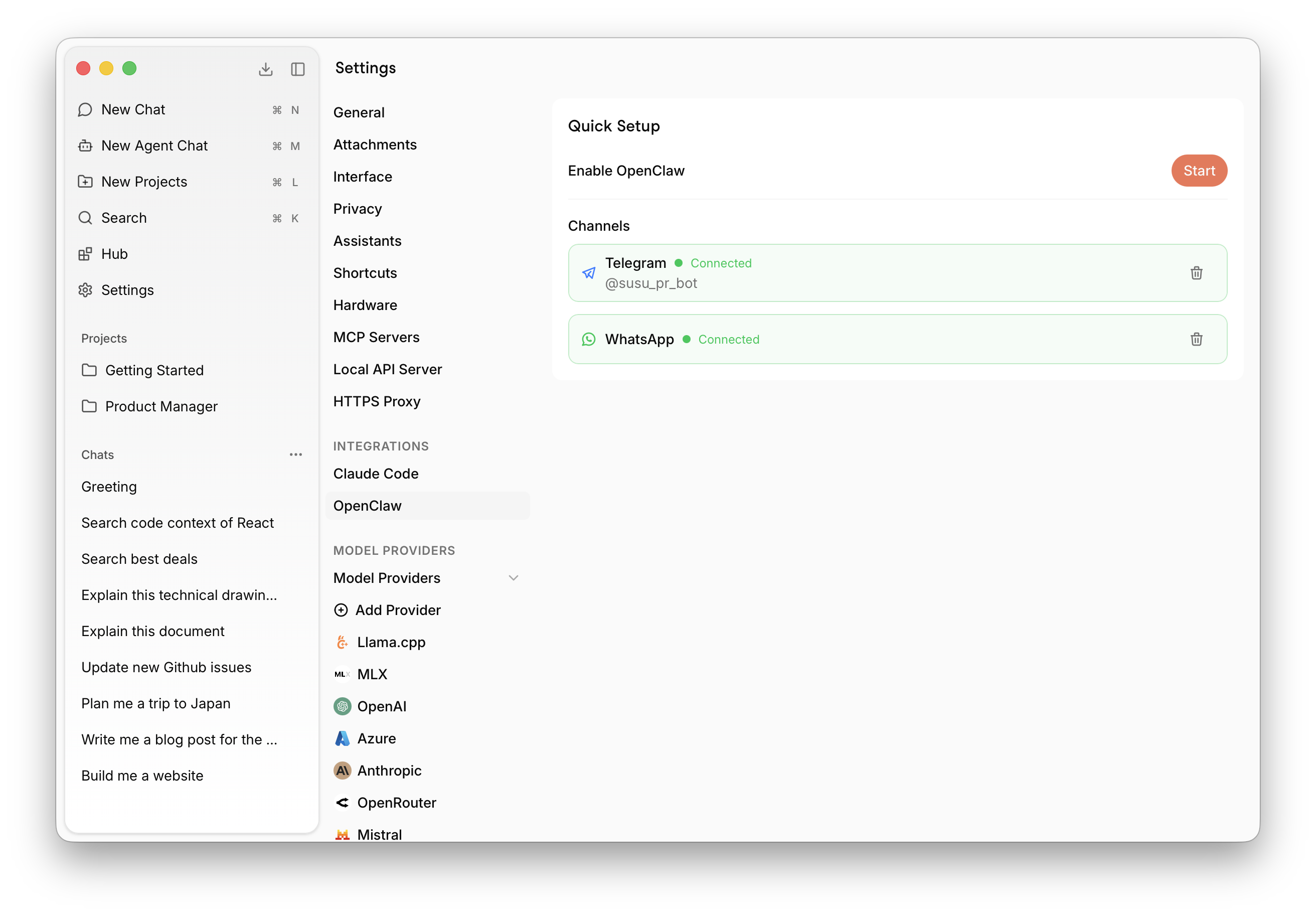 OpenClaw Channels